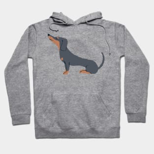 Dachshund Illustration Hoodie